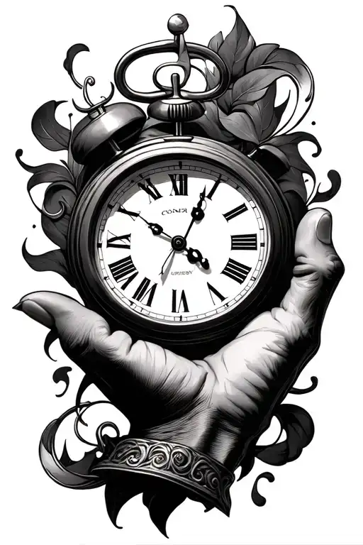 Hand Stopping Clock