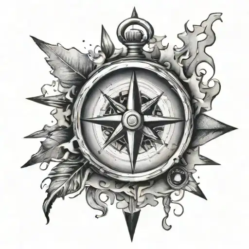 Smashed Compass