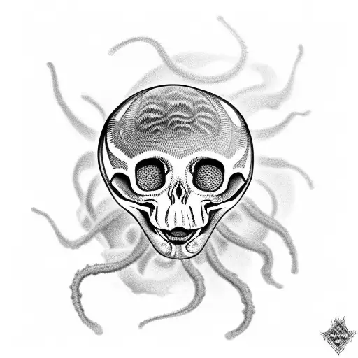 Jelly Fish Skull