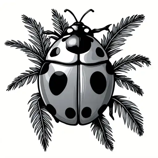 Lady Bug Palm Tree