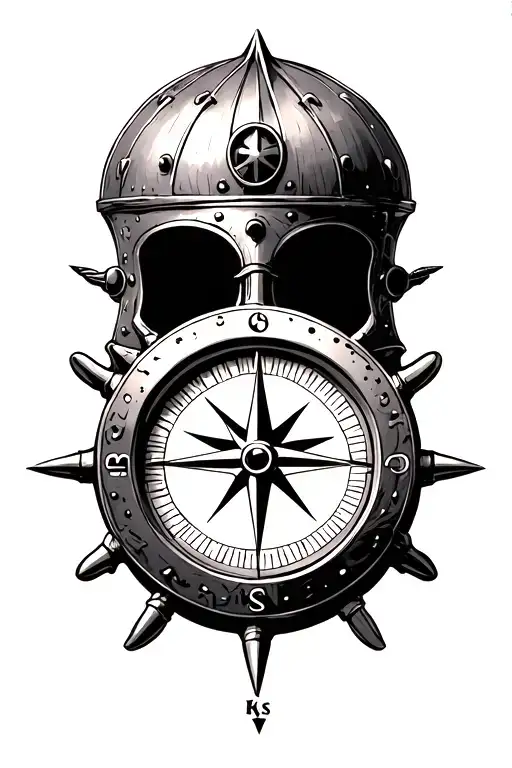 Helm And Compass