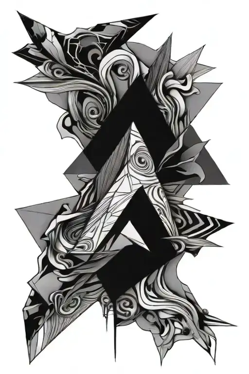 Abstract Masculine Fine Line