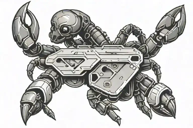 Scorpion And Drone