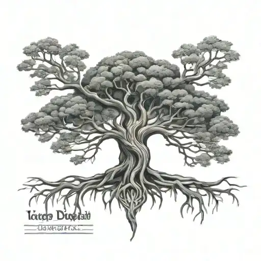 Yggdrasil Tree Tattoo For 3 Friends
