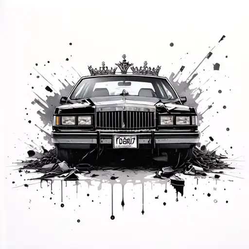 Crown Victoria P71 Destroyed