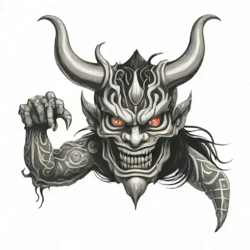 Hanya Demon Mask