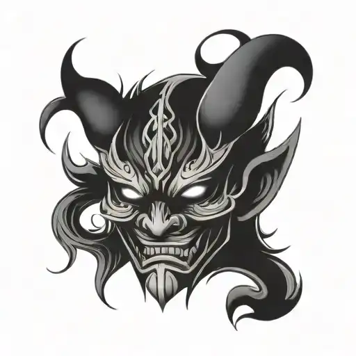 Hanya Mask Demon In Mask