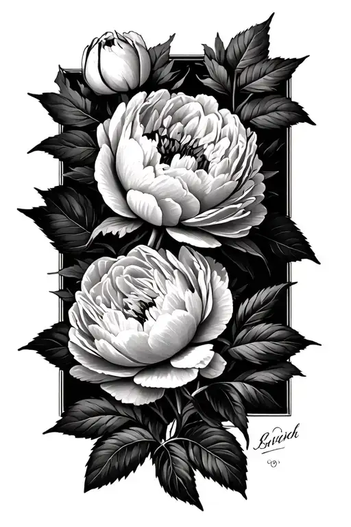 Peonies French Quarter Light Emanating