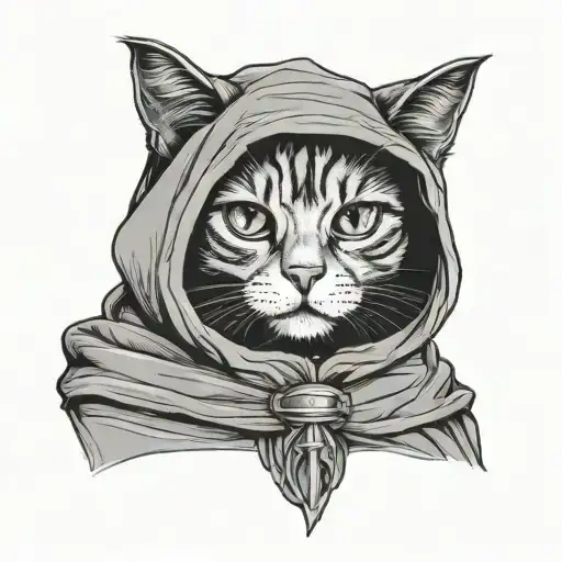 Cat In Jedi Robes
