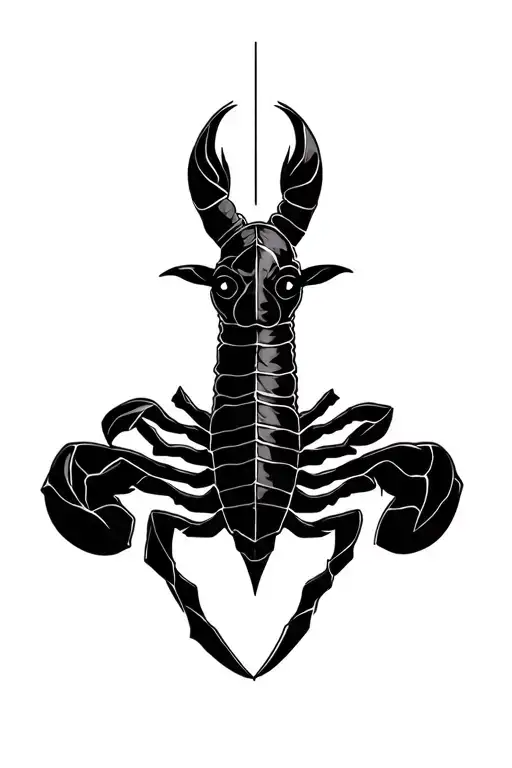 New Tradition Black Gray Zodiac Sign Sheep Scorpio