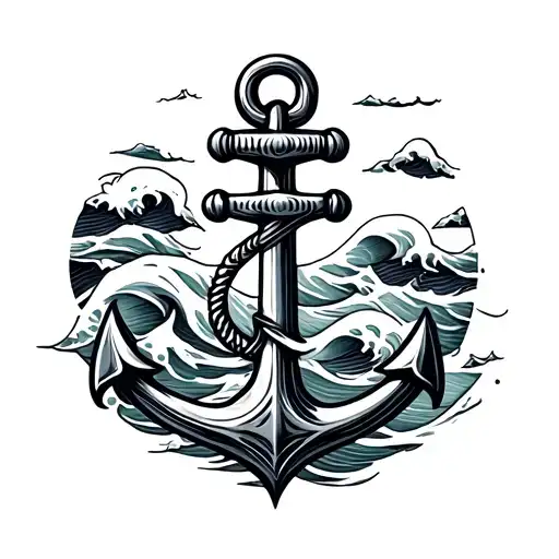 Anchor Waves Forming The Shape Simple