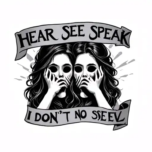 Hear See Speak I Don't See Speak No Evil