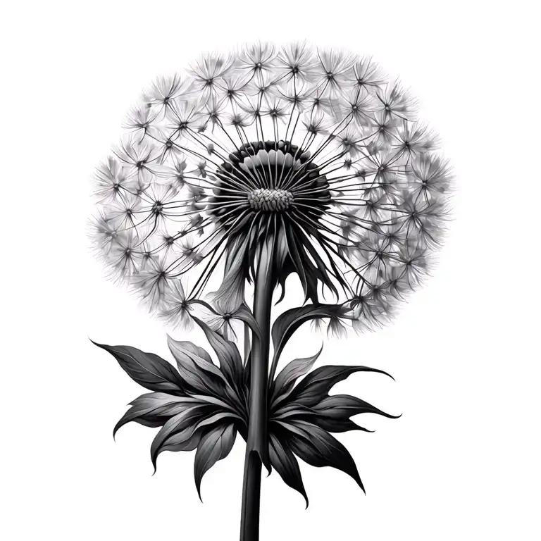 2 Dandelion Flower With 2008 And 2018