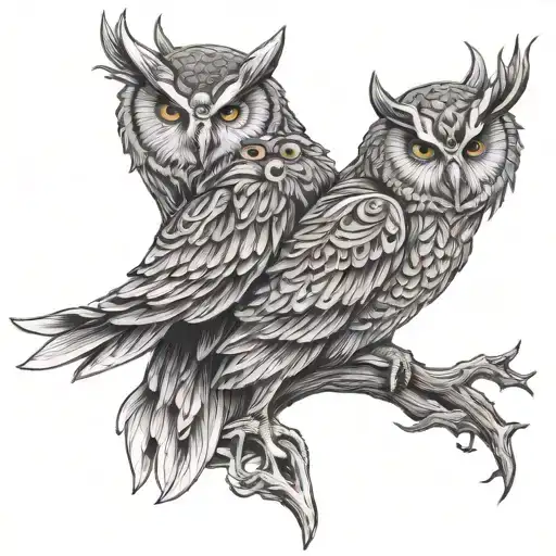 Owl Tattoo Ideas Using Yugioh Millennium