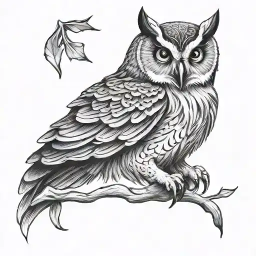 Owl Tattoo Ideas With Body