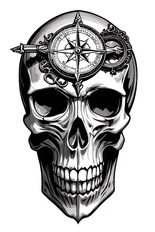 Skull And Compass