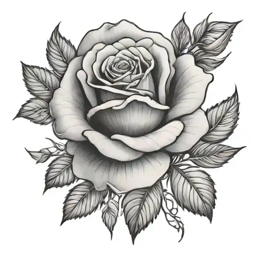 Rose With Ortega As The Stem