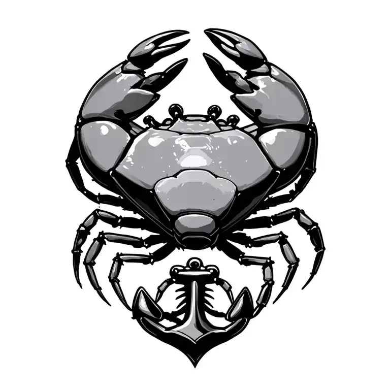 Radioactive Crab On Anchor Combined