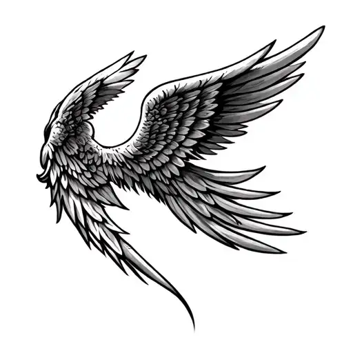 Angel Wing Berevment