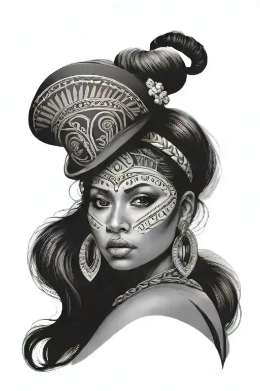 Tribe Lady Portrait