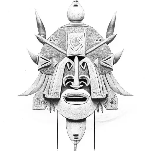 African Tribe Benin Mask