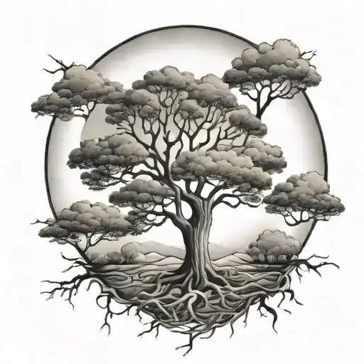 Tree That Is Dying Sun