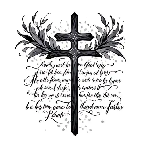 Bible Verse Cross