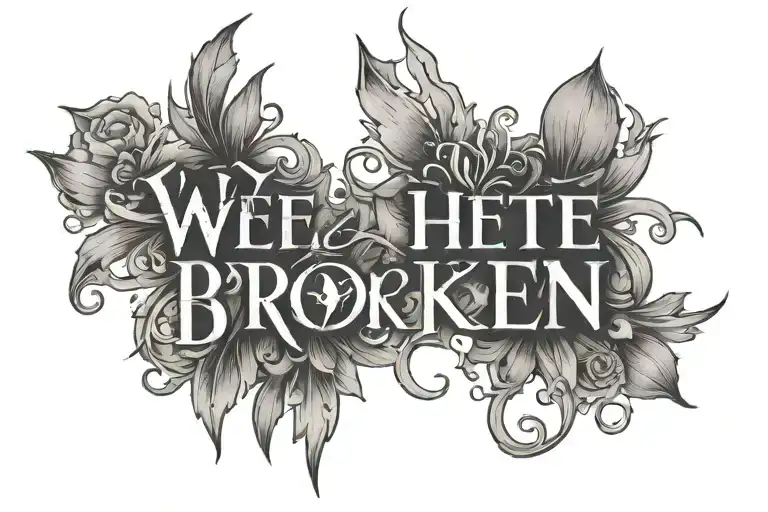 We The Broken Text