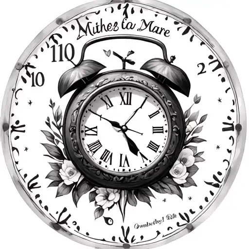 Clock With Childrens Name And Birthdate Incorporated