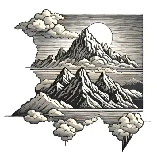 Mountains Sky Sunset Sky