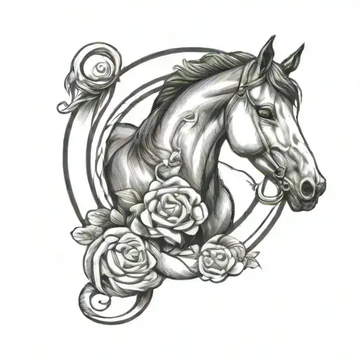 Horse Shoe In Memory Of Grandpa