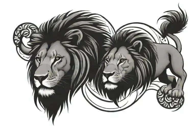 Lion And Leo Zodiac Sign