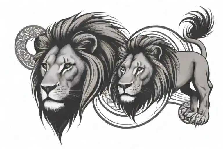 Lion And Leo Zodiac Sign