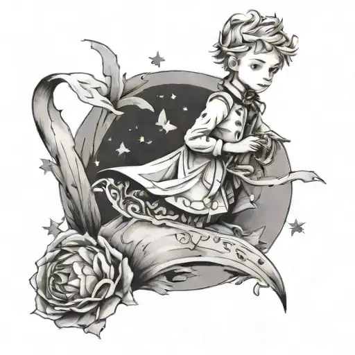 The Little Prince With Alice In Wonderland