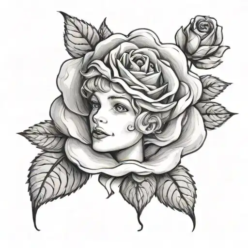 Rose From The Movie The Little Prince Along With The Movie Alice In Wonderland