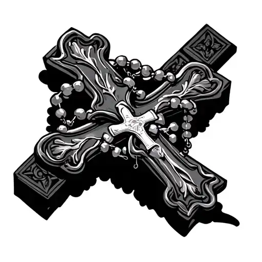 Rosary Cross