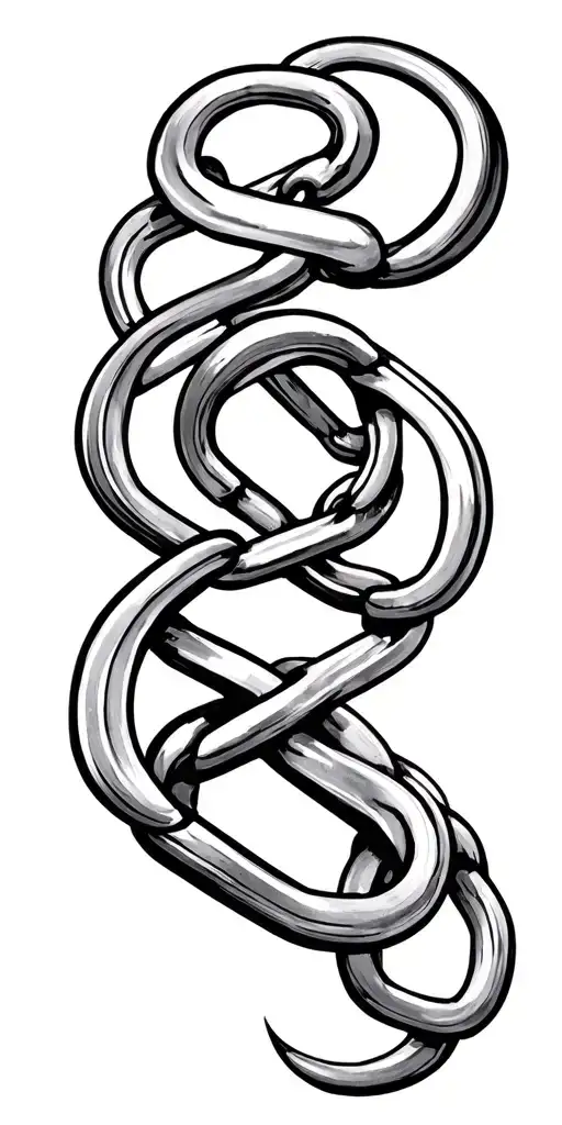 Towing Chainlinks Spiraling