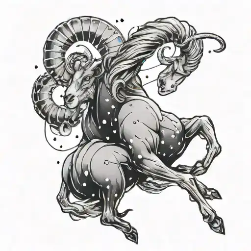 Aries Constellation Intertwined