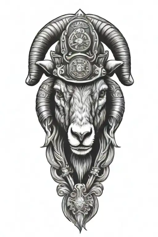 Black Ram Head Firefighter