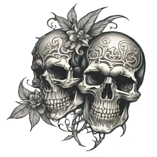 Skulls Representing Dark Periods