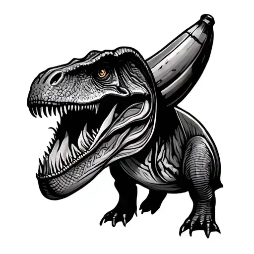 Dinosaur Shaped Like A Banana