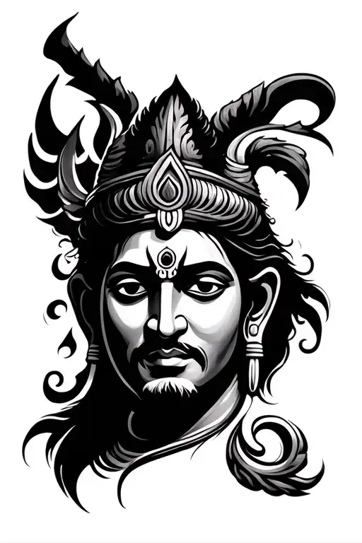 Lord Shiv Symbol Prominently Featured