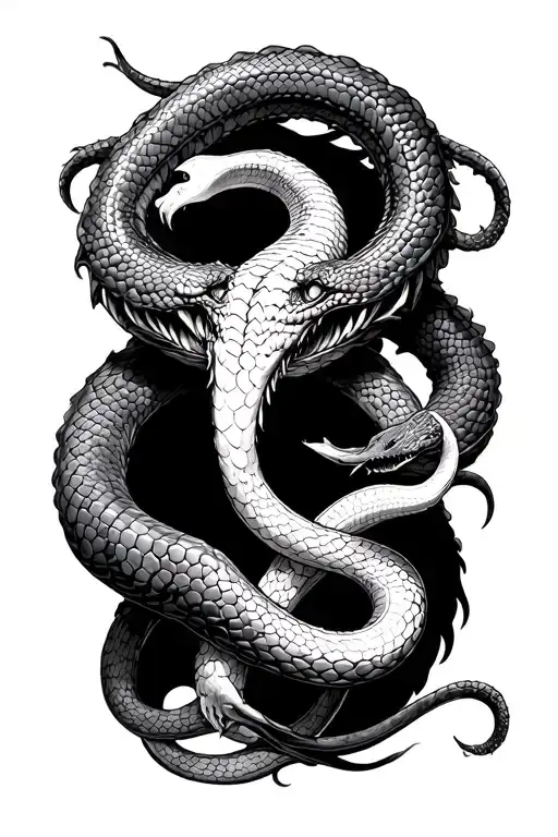 Hydra With Snake Heads