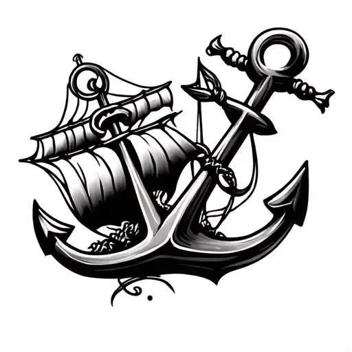 Anchor And Ship