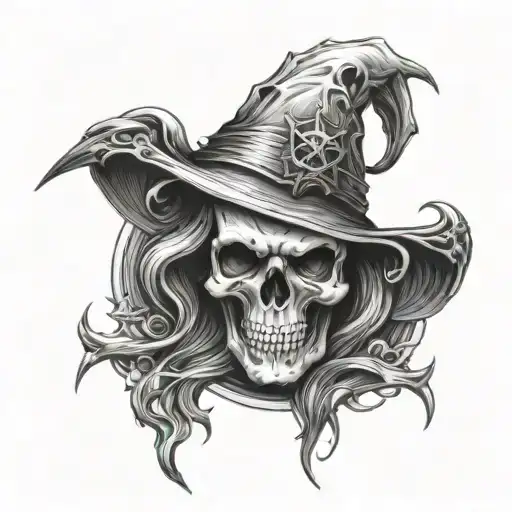 Skull And Wizard