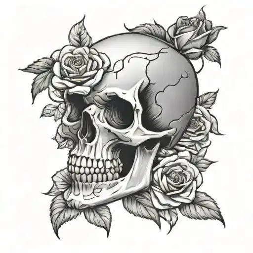 Skull And Roses
