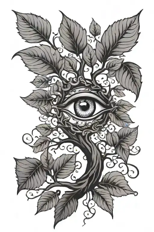 Tree With Eye-shaped Leaves