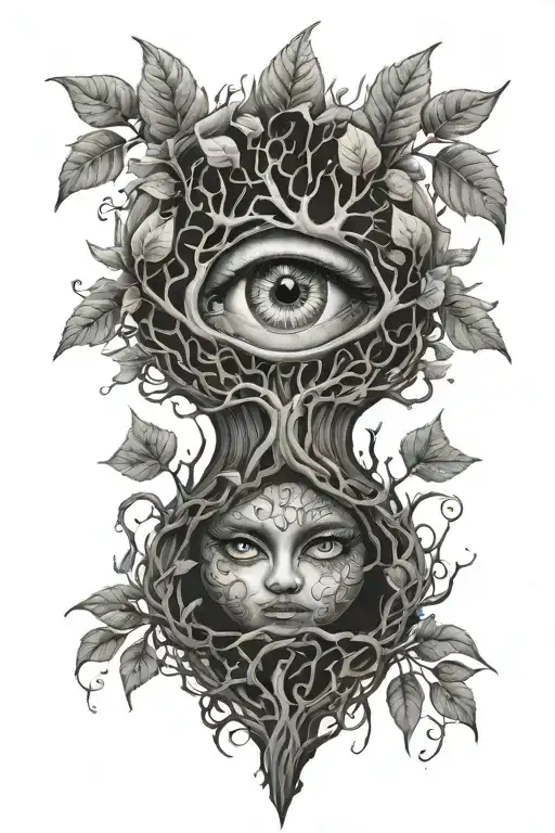 Tree With Eye-shaped Leaves