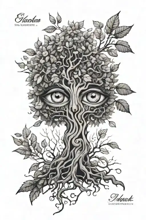 Tree With Eye-shaped Leaves