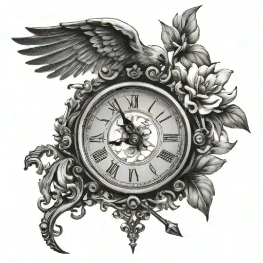 Clock And Sagittarius Zodiac
